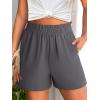 imageANRABESS Shorts for Women Summer Casual Elastic High Waisted Dressy Lounge Shorts Comfy Bottoms 2025 Beach Vacation ClothesDark Gray