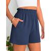 imageANRABESS Shorts for Women Summer Casual Elastic High Waisted Dressy Lounge Shorts Comfy Bottoms 2025 Beach Vacation ClothesDeep Blue