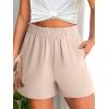 imageANRABESS Shorts for Women Summer Casual Elastic High Waisted Dressy Lounge Shorts Comfy Bottoms 2025 Beach Vacation ClothesKhaki