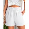 imageANRABESS Shorts for Women Summer Casual Elastic High Waisted Dressy Lounge Shorts Comfy Bottoms 2025 Beach Vacation ClothesWhite