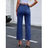 imageANRABESS Wide Leg Jeans for Women High Waist Baggy Straight Stretchy Flare Cropped Denim Pants with Patch Pockets 2025 Trendy Washed Navy Blue Medium