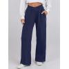 imageANRABESS Women Asymmetric High Waist Wide Straight Leg Sweatpants with Pockets 2024 Fall Trendy Sweat Jogger PantsNavy Blue