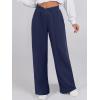 imageANRABESS Women Asymmetric High Waist Wide Straight Leg Sweatpants with Pockets 2024 Fall Trendy Sweat Jogger PantsNavy Blue