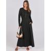 imageANRABESS Womens Long Sleeve Maxi Dress 2025 Fall Casual Button Fit ampamp Flare ALine Swing Flowy Long Dresses Winter TrendyBlack