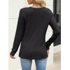 imageANRABESS Womens V Neck Sweaters 2025 Fall Long Sleeve Shirts Lightweight Ribbed Knit Basic Casual Office Work Tunic TopsBlack