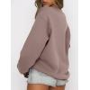 imageANRABESS Womens Sweatshirts Crewneck Fleece Oversized Pullover Sweaters Fall Winter Cute Tops Teen Girls Preppy Clothes 2025Gray Khaki