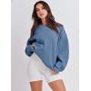 imageANRABESS Womens Sweatshirts Crewneck Fleece Oversized Pullover Sweaters Fall Winter Cute Tops Teen Girls Preppy Clothes 2025Indigo Blue