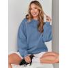 imageANRABESS Womens Sweatshirts Crewneck Fleece Oversized Pullover Sweaters Fall Winter Cute Tops Teen Girls Preppy Clothes 2025Indigo Blue
