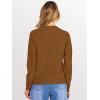 imageANRABESS Sweaters for Women 2025 Long Sleeve Crewneck Loose Fit Lightweight Knit Basic Fall Sweater OutfitsBurnt Orange