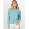 imageANRABESS Sweaters for Women 2025 Long Sleeve Crewneck Loose Fit Lightweight Knit Basic Fall Sweater OutfitsLight Blue