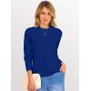 imageANRABESS Sweaters for Women 2025 Long Sleeve Crewneck Loose Fit Lightweight Knit Basic Fall Sweater OutfitsRoyal Blue