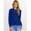 imageANRABESS Sweaters for Women 2025 Long Sleeve Crewneck Loose Fit Lightweight Knit Basic Fall Sweater OutfitsRoyal Blue