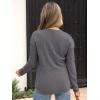 imageANRABESS Long Sleeve Shirts for Women Henley Tops Dressy Casual TShirts Blouses 2025 Fall Lightweight SweatersDark Gray