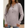 imageANRABESS Long Sleeve Shirts for Women Henley Tops Dressy Casual TShirts Blouses 2025 Fall Lightweight SweatersDusty Apricot