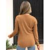imageANRABESS Long Sleeve Shirts for Women Henley Tops Dressy Casual TShirts Blouses 2025 Fall Lightweight SweatersRust Orange