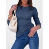 imageANRABESS Long Sleeve Shirts for Women Ribbed Knit Tshirt Slim Fit Crewneck Basic Tee Top 2025 Fall Casual Work Trendy ClothesDark Blue
