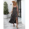 imageANRABESS Women Summer Maxi Dress 2025 Square Neck Sleeveless Casual Boho Floral High Waist Slit Travel Vacation SundressFloral Black