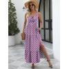 imageANRABESS Women Summer Maxi Dress 2025 Square Neck Sleeveless Casual Boho Floral High Waist Slit Travel Vacation SundressFloral Purple