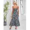 imageANRABESS Women Summer Maxi Dress 2025 Square Neck Sleeveless Casual Boho Floral High Waist Slit Travel Vacation SundressFloral Teal