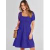imageANRABESS Womens 2025 Summer Casual Dress Square Neck Puff Sleeve Boho Beach Vacation Short DressRoyal Blue