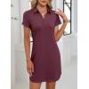 imageANRABESS Womens Casual Summer T Shirt Dress Short Sleeve V Neck Mini Shift Dresses 2025 Fashion Vacation Travel OutfitBurgundy