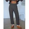 imageANRABESS Womens 2 Piece Outfits Lounge Sets Cropped Sweatshirt Joggers Fashion Sweatsuit Sweat Set 2025 Winter Travel OutfitsDark Grey