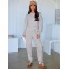 imageANRABESS Womens 2 Piece Outfits Lounge Sets Cropped Sweatshirt Joggers Fashion Sweatsuit Sweat Set 2025 Winter Travel OutfitsLight Grey