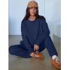 imageANRABESS Womens 2 Piece Outfits Lounge Sets Cropped Sweatshirt Joggers Fashion Sweatsuit Sweat Set 2025 Winter Travel OutfitsNavy Blue