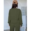 imageANRABESS Womens 2 Piece Outfits Lounge Sets Cropped Sweatshirt Joggers Fashion Sweatsuit Sweat Set 2025 Winter Travel OutfitsOlive