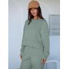 imageANRABESS Womens 2 Piece Outfits Lounge Sets Cropped Sweatshirt Joggers Fashion Sweatsuit Sweat Set 2025 Winter Travel OutfitsPea Green