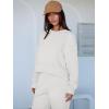 imageANRABESS Womens 2 Piece Outfits Lounge Sets Cropped Sweatshirt Joggers Fashion Sweatsuit Sweat Set 2025 Winter Travel OutfitsWhite