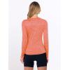 imageANRABESS Womens Long Sleeve Workout Quick Dry Fitted Yoga Gym Athletic ShirtsOrange