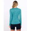 imageANRABESS Womens Long Sleeve Workout Quick Dry Fitted Yoga Gym Athletic ShirtsTurquoise