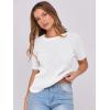 imageANRABESS Womens Short Sleeve Sweaters Summer Knit Tops Crewneck Casual Business Dressy Blouses 2025 Spring Outfit