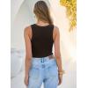 imageANRABESS Tank Tops for Women V Neck Ribbed Knit Slim Fitted Sleeveless Basic Tee Tanks Casual Summer Clothes 2026Brown