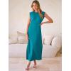 imageANRABESS Women Summer Casual Sleeveless Maxi Dress 2026 Crewneck Loose Split WrinkleFree Beach Travel Vacation Long SundressLake Blue