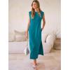 imageANRABESS Women Summer Casual Sleeveless Maxi Dress 2026 Crewneck Loose Split WrinkleFree Beach Travel Vacation Long SundressLake Blue