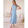 imageANRABESS Women Summer Casual Sleeveless Maxi Dress 2026 Crewneck Loose Split WrinkleFree Beach Travel Vacation Long SundressLight Blue