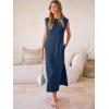 imageANRABESS Women Summer Casual Sleeveless Maxi Dress 2026 Crewneck Loose Split WrinkleFree Beach Travel Vacation Long SundressNavy Blue