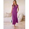 imageANRABESS Women Summer Casual Sleeveless Maxi Dress 2026 Crewneck Loose Split WrinkleFree Beach Travel Vacation Long SundressPurple Red