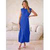 imageANRABESS Women Summer Casual Sleeveless Maxi Dress 2026 Crewneck Loose Split WrinkleFree Beach Travel Vacation Long SundressRoyal Blue