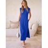 imageANRABESS Women Summer Casual Sleeveless Maxi Dress 2026 Crewneck Loose Split WrinkleFree Beach Travel Vacation Long SundressRoyal Blue