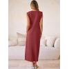 imageANRABESS Women Summer Casual Sleeveless Maxi Dress 2026 Crewneck Loose Split WrinkleFree Beach Travel Vacation Long SundressWine Red