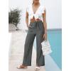 imageANRABESS Womens Wide Leg Palazzo Pants High Waisted Split Hem Lounge Casual Trousers Drawstring Flowy Pant for Beach VacationDeep Gray
