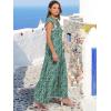 imageANRABESS Womens Summer Casual Maxi Dress V Neck Ruffle Sleeve Long Dresses Fashion Flowy Tiered Boho Beach Vacation SundressBlue Green Floral
