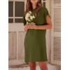imageANRABESS Womens Summer T Shirt Dress 2025 Beach Vacation Travel Outfits Casual Simple Soft Mini Sundress Cover Up ClothesArmy Green