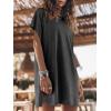 imageANRABESS Womens Summer T Shirt Dress 2025 Beach Vacation Travel Outfits Casual Simple Soft Mini Sundress Cover Up ClothesDark Gray