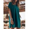 imageANRABESS Womens Summer T Shirt Dress 2025 Beach Vacation Travel Outfits Casual Simple Soft Mini Sundress Cover Up ClothesDeep Green