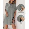 imageANRABESS Womens Summer T Shirt Dress 2025 Beach Vacation Travel Outfits Casual Simple Soft Mini Sundress Cover Up ClothesGray