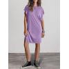 imageANRABESS Womens Summer T Shirt Dress 2025 Beach Vacation Travel Outfits Casual Simple Soft Mini Sundress Cover Up ClothesLight Purple